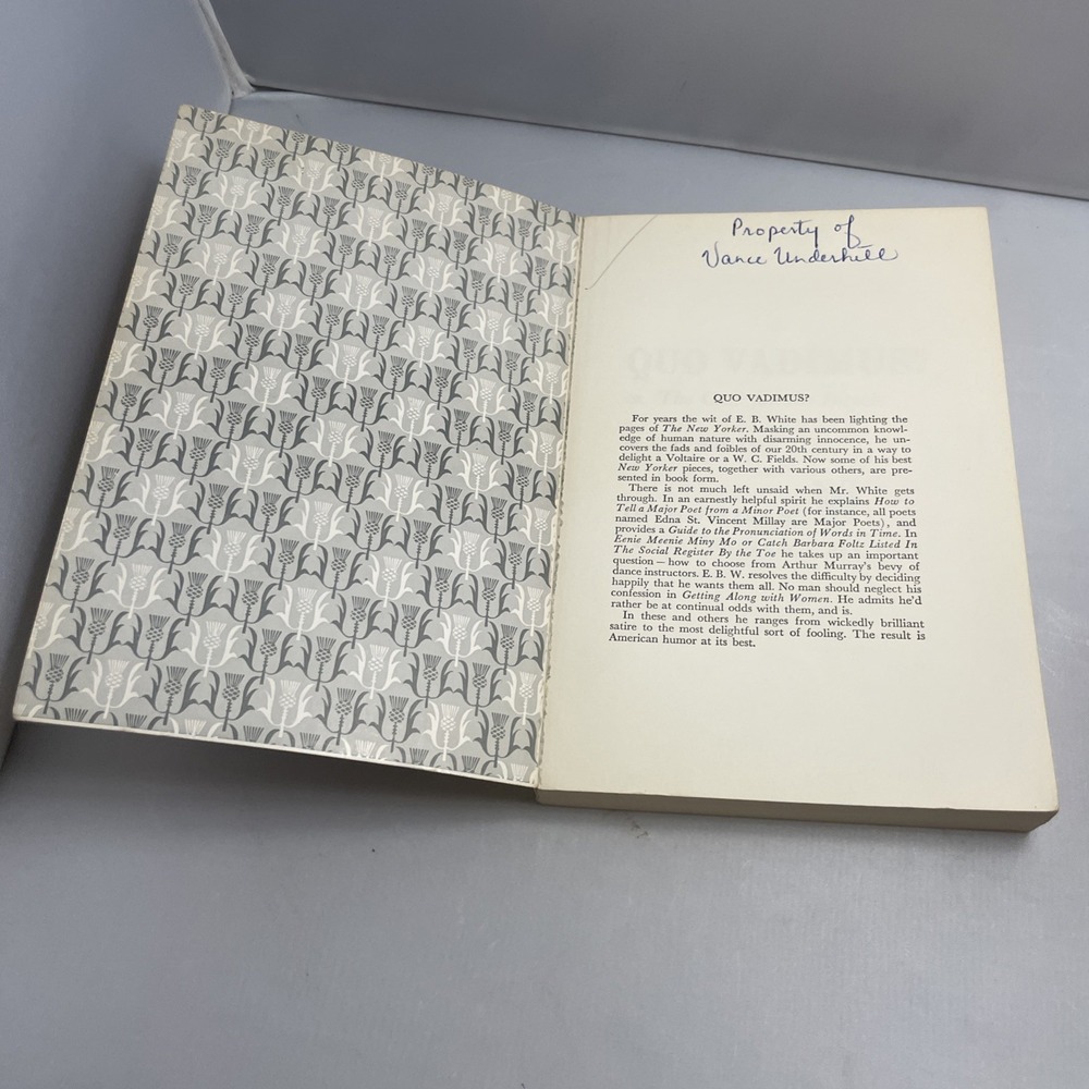 QUO VADIMUS by E.B.White NEW YORKER ARTICLES 1938 CASE FOR BICYCLE - Picture 8 of 16
